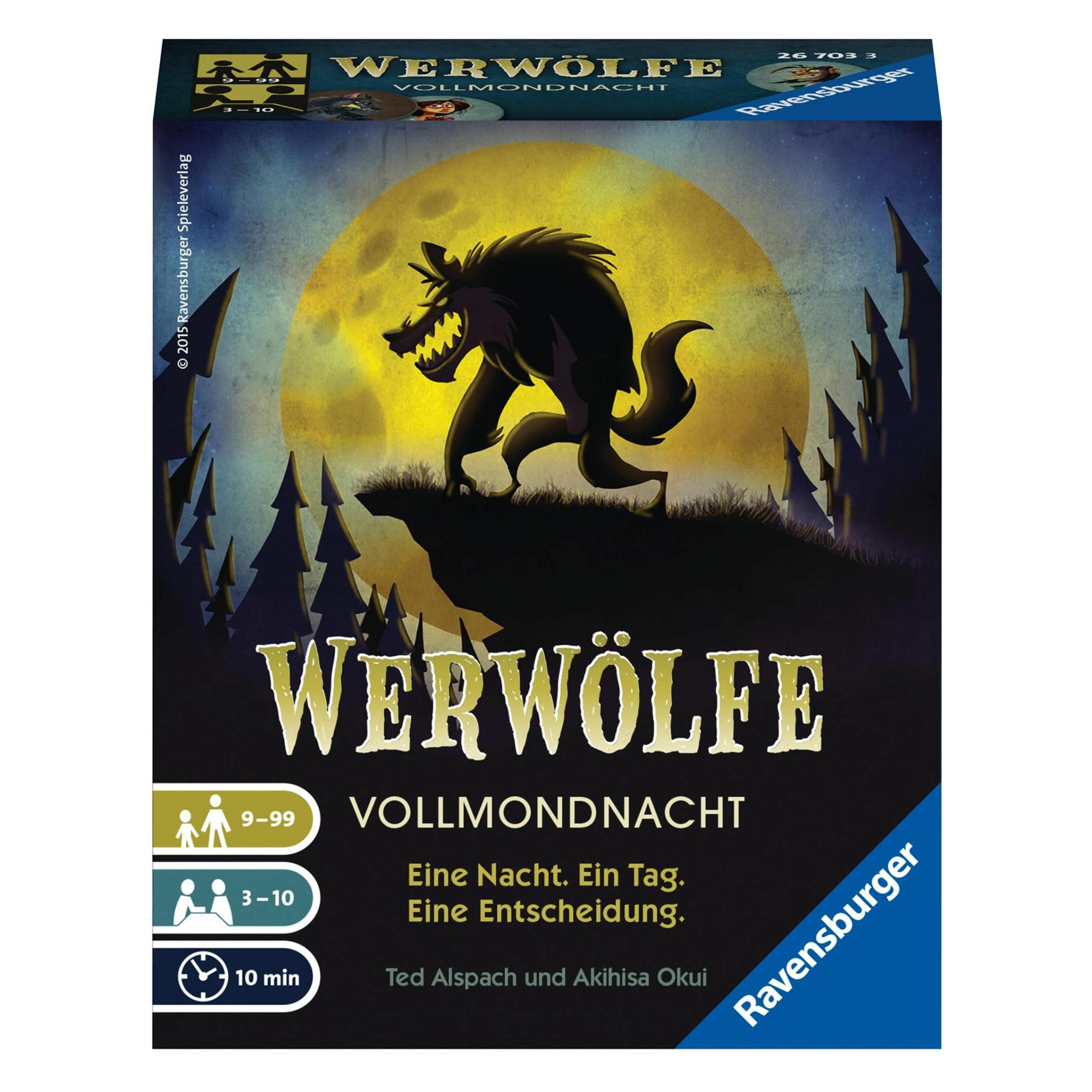 Ravensburger Werwölfe Vollmondnacht (Deutsch, 3 - 10 Spieler) (00.026.703)