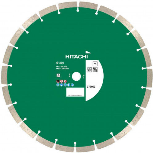 HiKOKI 773007 Lame de scie diamantée 350x25,4x15mm, universel