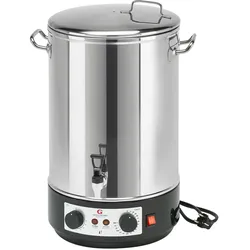 Elektrischer Sterilisator für 10 Gläser 32 l - 3200 cl Silber Rund Inox Guillouard 39x cm
