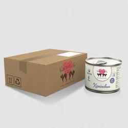 Katzenliebe Kaninchen mit Bio-Birne & Bio-Kokosflocken | 12x 200g