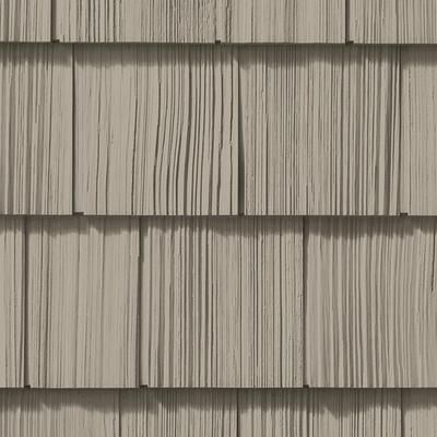 CertainTeed Cedar Impressions Double 7 Inch Straight Edge Rough Split Shakes Siding (1/2 Square) Natural Clay - Single Box