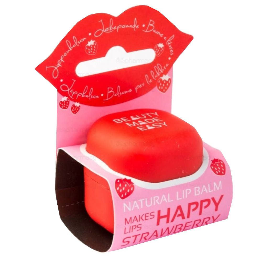 Beauty Made Easy Lippenbalsem Strawberry 6,8 g Lippenschutz