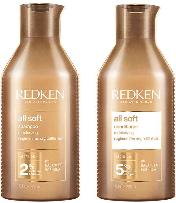 Redken All Soft Shampoo 300ml & Conditioner 300ml Duo
