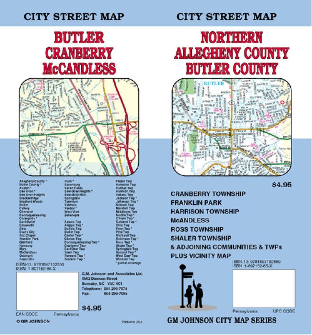 Comtés de Butler et d'Allegheny du Nord - Pennsylvanie   GM Johnson