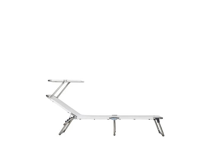 Fiam Amigo Top Sonnenliege Stoff Textaline white-Sonnendach