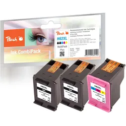 Peach, Druckerpatrone, 62XL Multipack Plus (BK, Color)