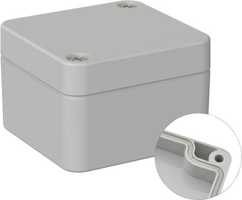 TRU COMPONENTS ABS 300500 5U 5U300500 Industrie-Gehäuse 52 x 50 x 35 ABS Lichtgrau (RAL 7035) 1St.