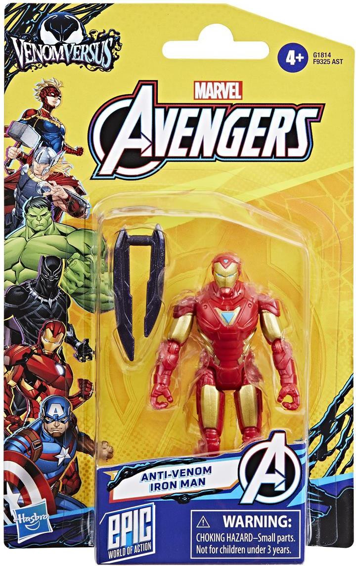 Marvel Avengers Venom en Iron Man actiefiguren 10 cm