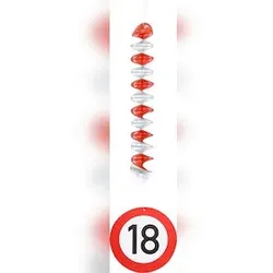 HEKU 18. Geburtstag Verkehrsschild 3 Rotorspiralen mit Schildern