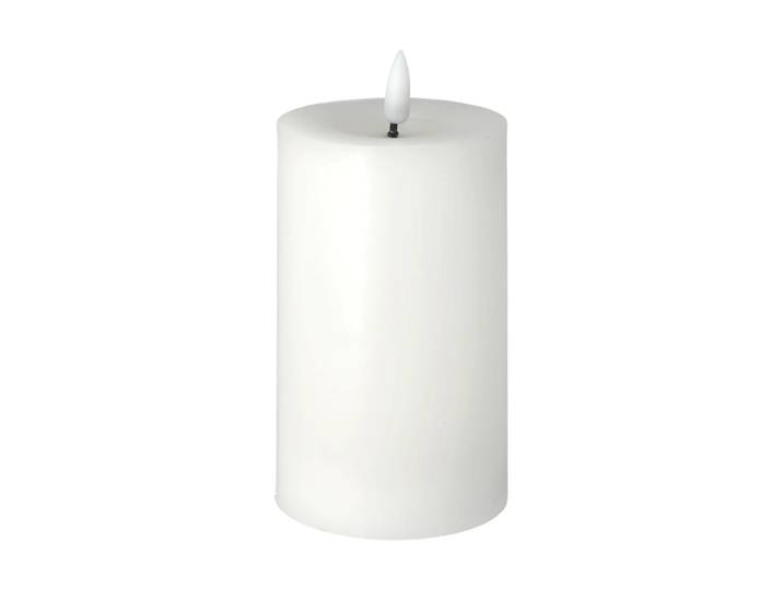 Scandi Essentials Bougie Melt bloc LED Bright 15 cm Blanc