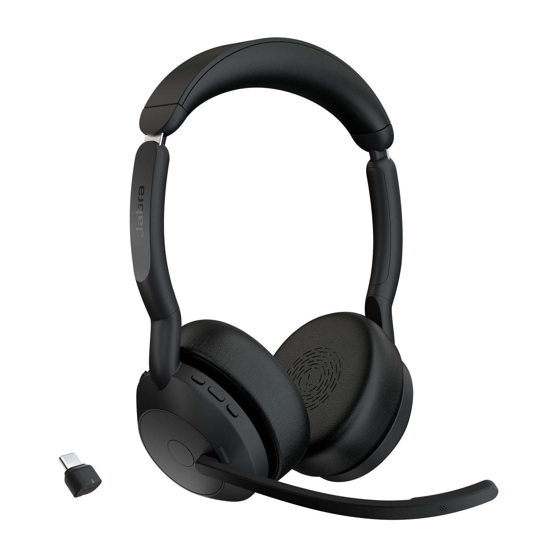 Jabra Evolve2 55 MS Stereo USB Headset schwarz USB-C 25599-999-899