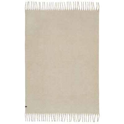 Wohndecke "Plenty", beige (sand), B:140cm L:200cm, 100% Polyester, SCHÖNER WOHNEN-KOLLEKTION, Wohndecken, Wohndecke, mit langen Fransen