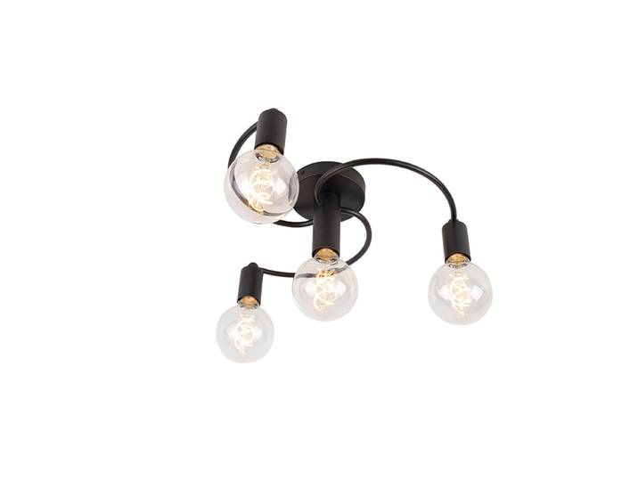 Plafonnier intelligent noir avec 4 Wifi G95 - Facile