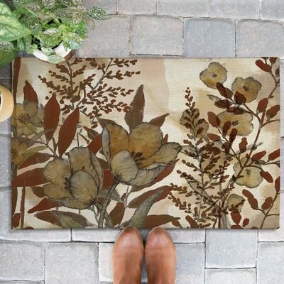 Laural Home Sienna Arrangement Outdoor Door Mat