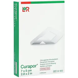 Curapor Wundverband Steril 5x7 cm 5 St