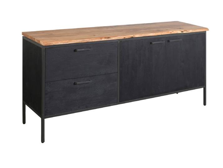 Sideboard 179x85cm 'Kuba' Akazie mit Baumkante