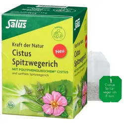 CISTUS SPITZWEGERICH Tee Bio Filterbeutel 25,5 g