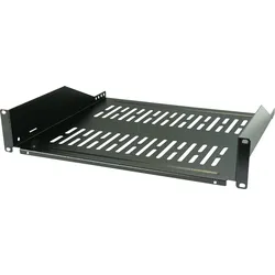 EFB 691650TS.2B - 19" Fachboden, 2HE, Tiefe 400 mm, RAL9005