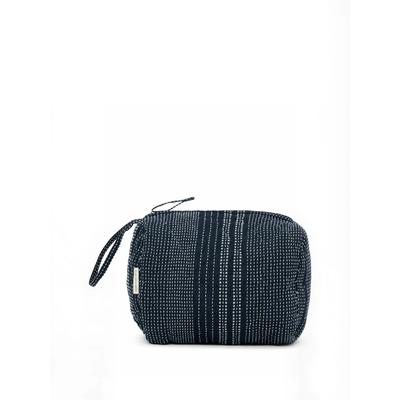 Schultertasche MOSHI MOSHI MIND "moshi moshi mind Bag my pouch", Damen, Gr. onesize, blau (schwarz navy, weiß), Obermaterial: 100% Baumwolle, Taschen Schultertasche