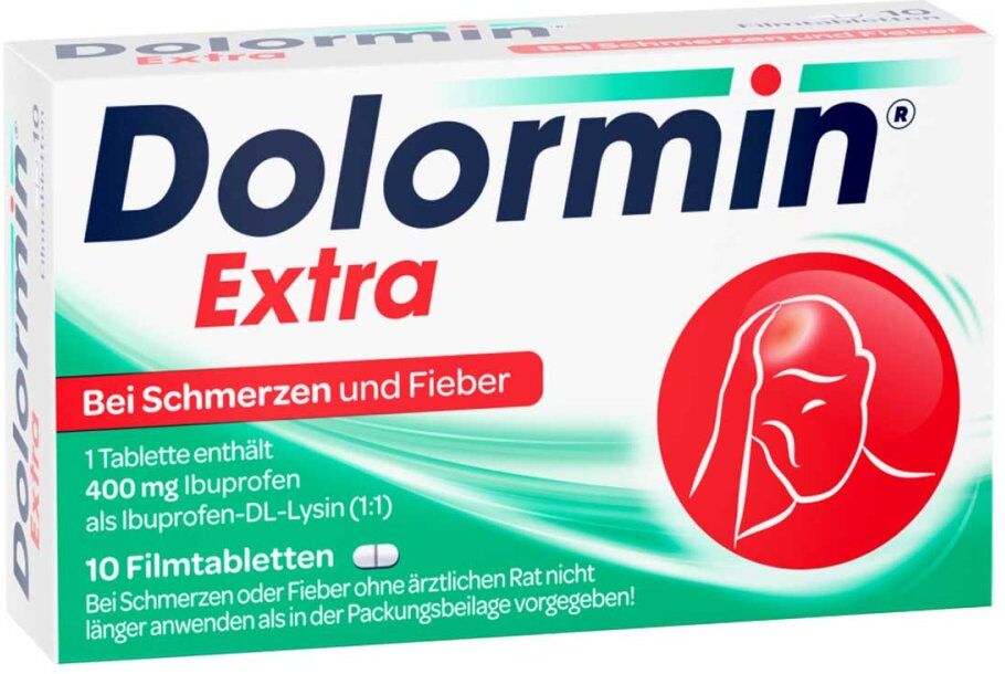 Dolormin Extra 400 mg Ibuprofen bei Schmerzen und Fieber