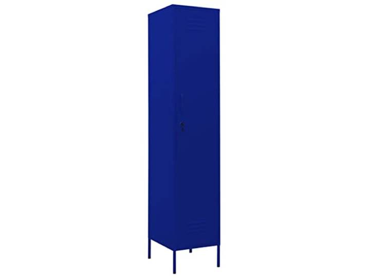 YUTAASU Stahlschrank 180 cm Mit Schlössern 4 Einlegeböden