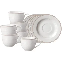 Ritzenhoff & Breker, Tasse, Isabella Espressotassen mit Untertassen (90 ml, 12x)