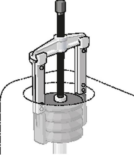 Gedore 8001710 Abzieher Spannbereich (Details) 130mm Anzahl Haken 6