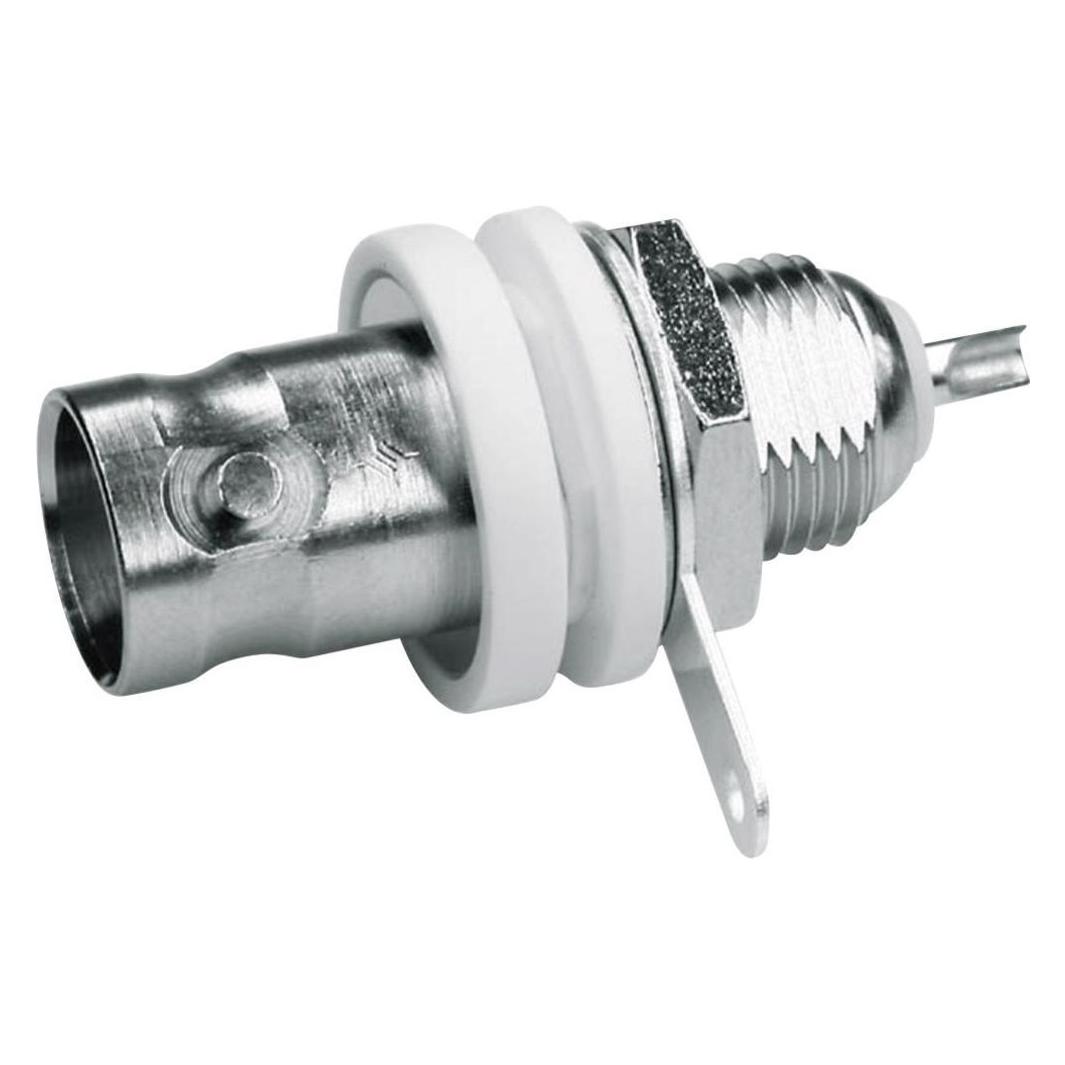 Telegärtner BNC-Einbaubuchse, isoliert 50 Ohm, mit Isolierscheiben weiss, Z03 (J01001B1222)