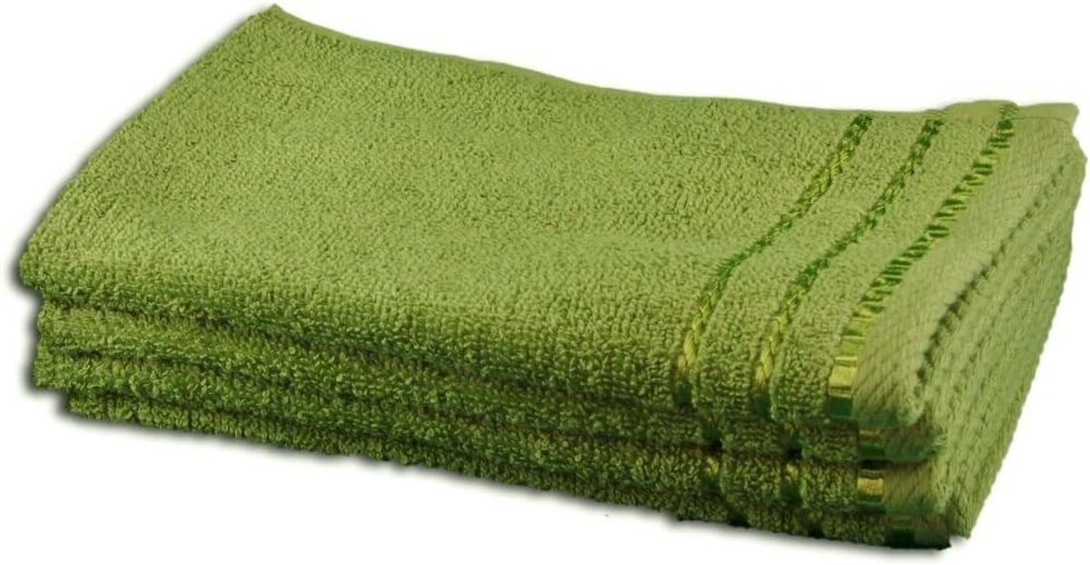 Set van 4 zachte en absorberende katoenen gastendoekjes