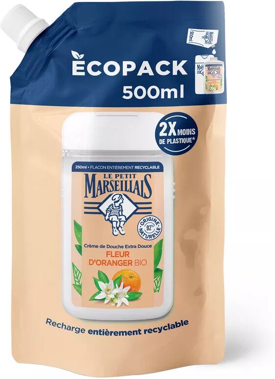 Le Petit Marseillais - Duschcreme Orangenblüten Refill, 500 ml
