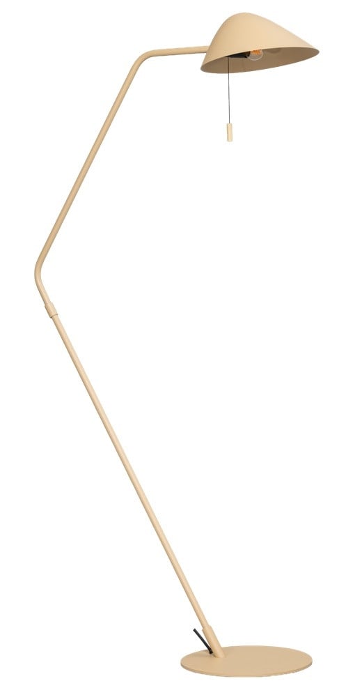 ETH Design vloerlamp Lotte zand beige aluminium