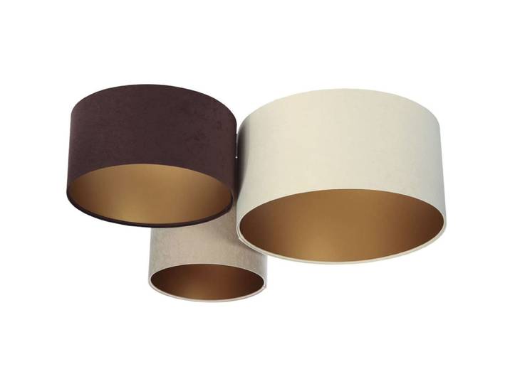 Plafonnier en tissu trio