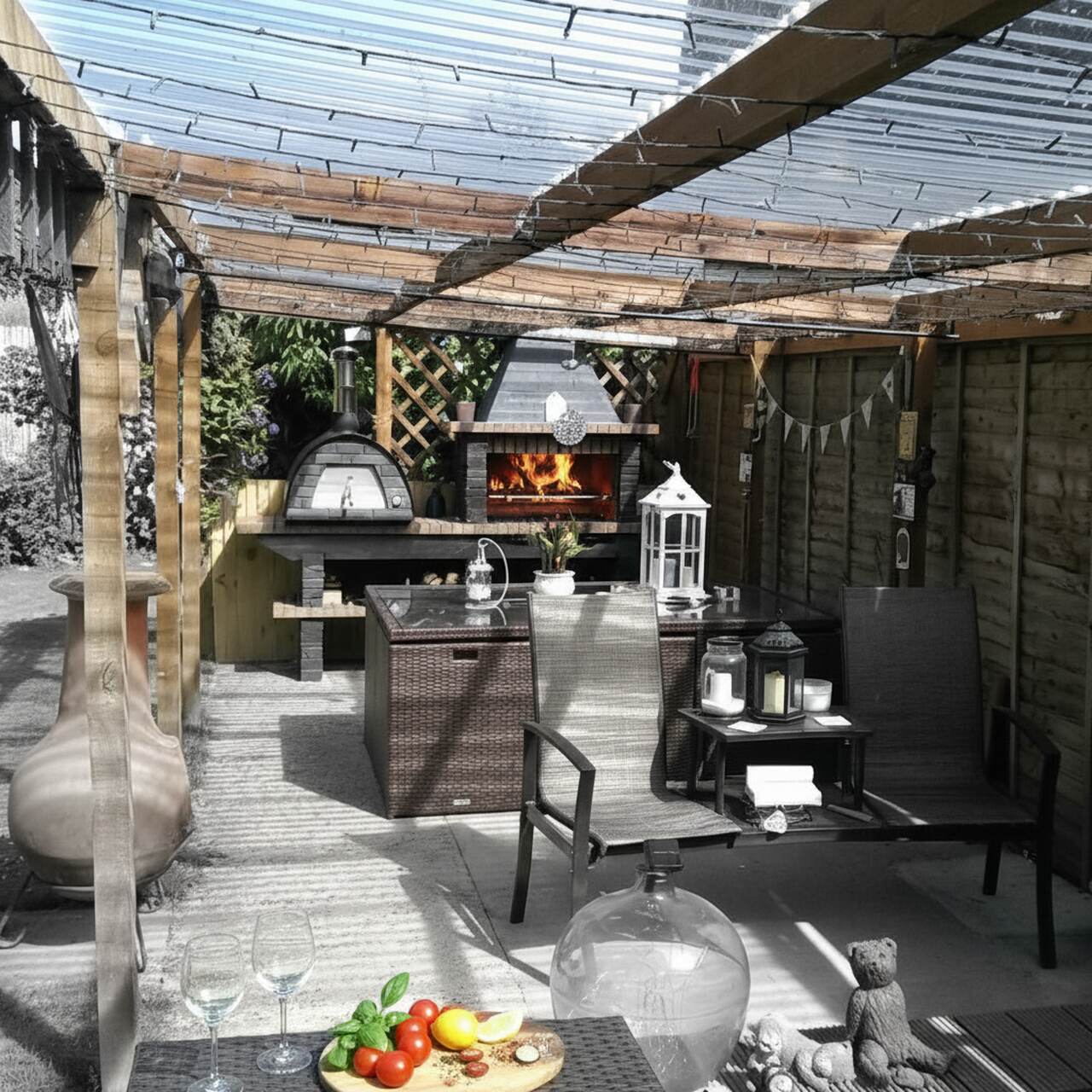 My-Barbecue Barbecue AV240F - Cinza / Direito