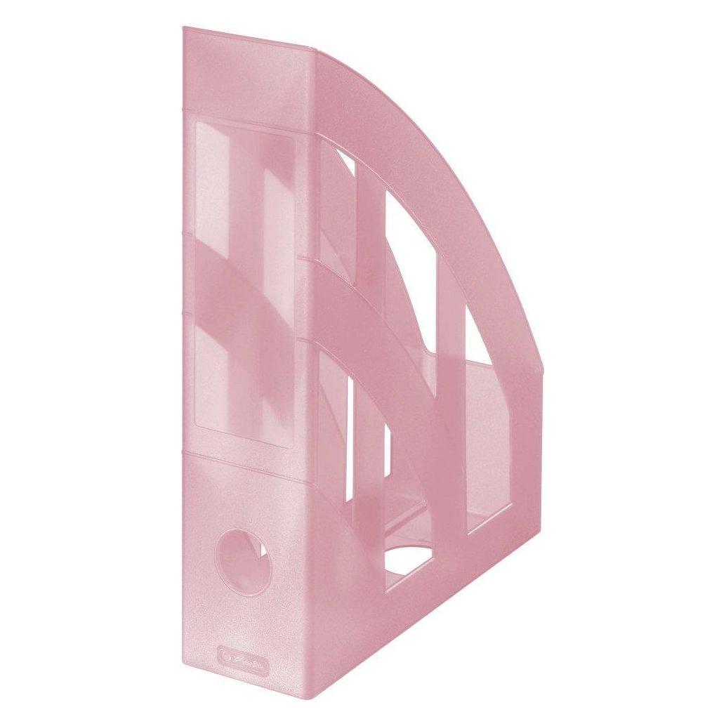 Herlitz Zeitschriftenständer - Transparent-Rosa (1 Stk.) (11413291)