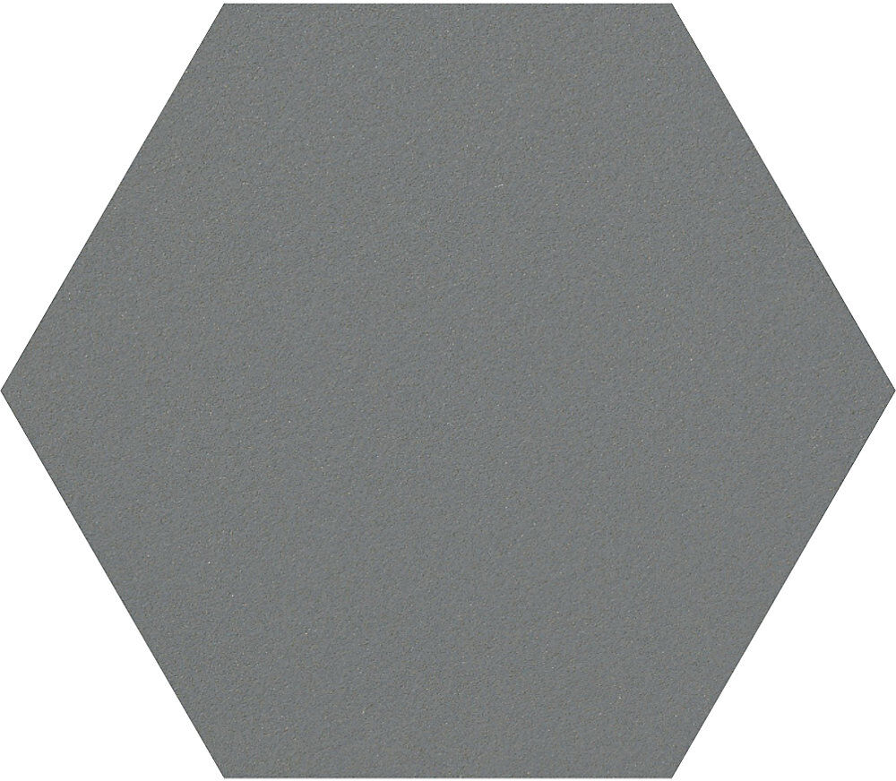 Design-Pinnwand sechseckig, Kork, BxH 600 x 600 mm, dunkelgrau Chameleon