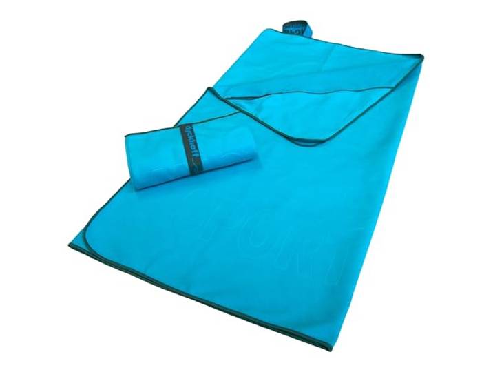 Dyckhoff Mikrofaser Sporttuch, schnelltrocknend, 60x120cm, Karibik Ultraleicht, mit Reißverschlusstasche, ideal für Sport und Reisen, praktische Nutzungsmöglichkeiten