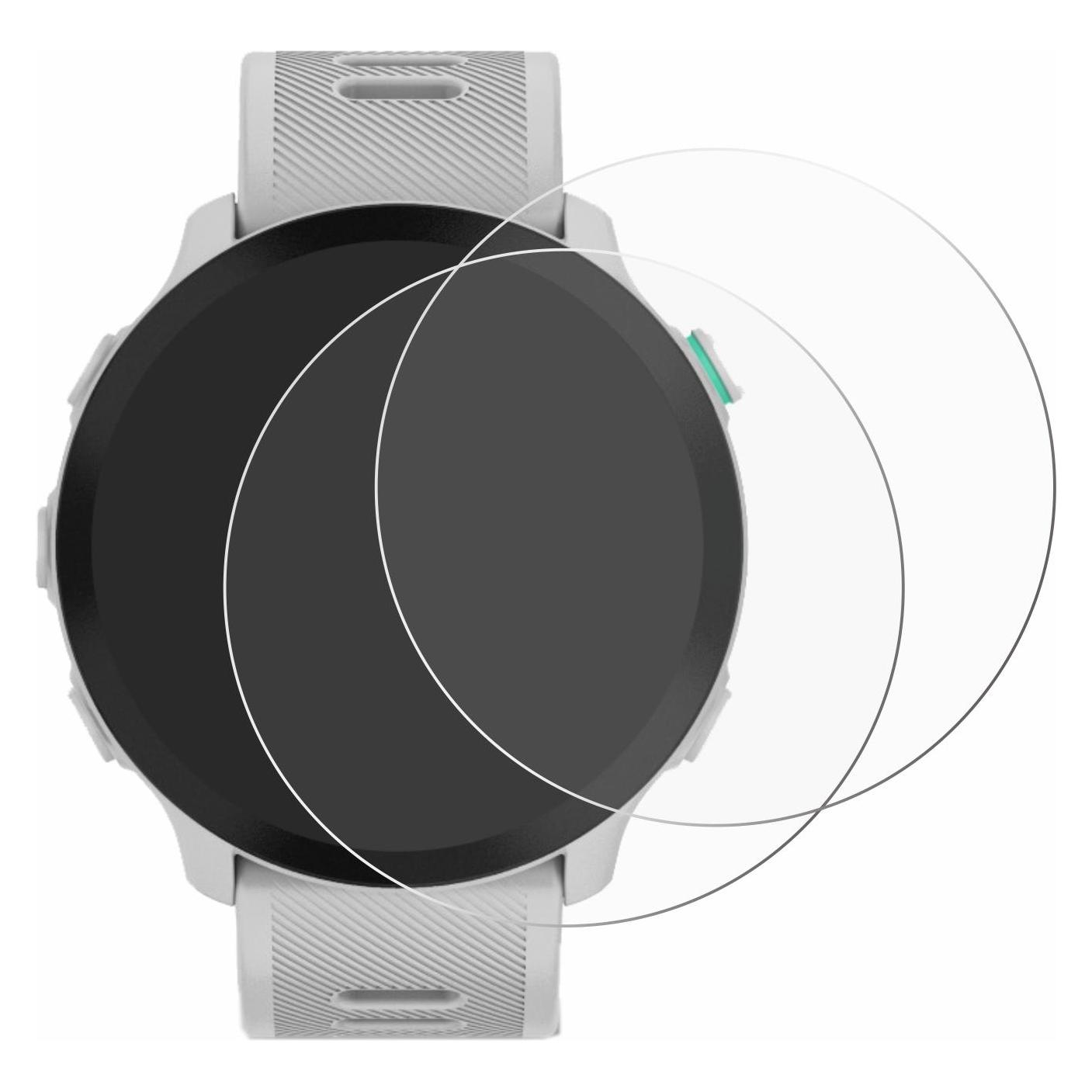 ScreenLeaf Schutzfolie für Garmin Forerunner 55 Displayschutz Display Schutz Folie Klar Transparent (6141690)