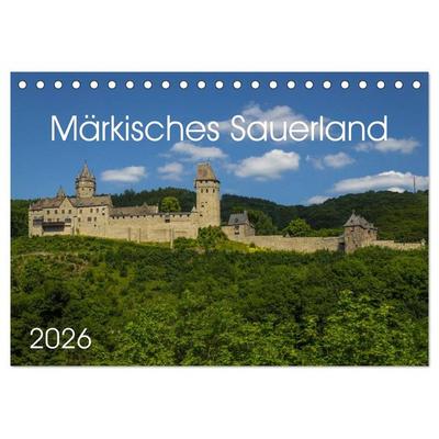 Märkisches Sauerland (Tischkalender 2026 DIN A5 quer), CALVENDO Monatskalender