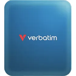 VERBATIM SnapBack Magnetische Festplatte, 2 TB SSD, extern, Blue Metallic