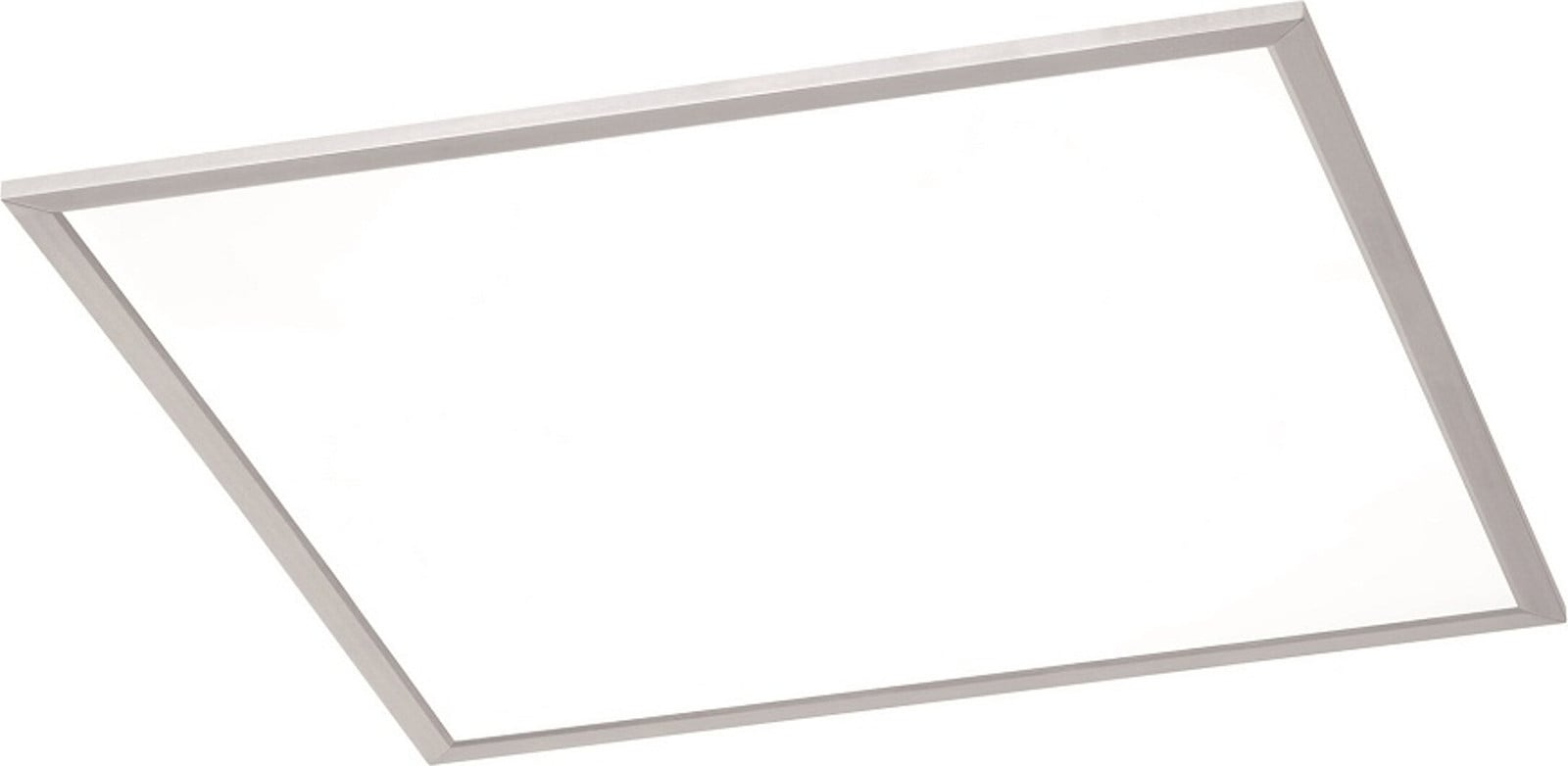 Trio Phoenix Plafonnière LED Modern Vierkant Grijs Zilver Wit 62 cm
