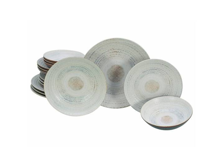 Tafelservice Neapel Offwhite Steinzeug, 4 Pers., 16-teilig