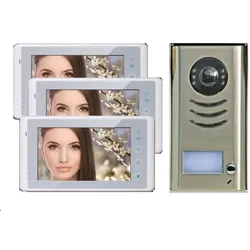 VIDEO TÜRSPRECHANLAGE DT591 + 3x DT27W SONY CCD mit Touchscreen