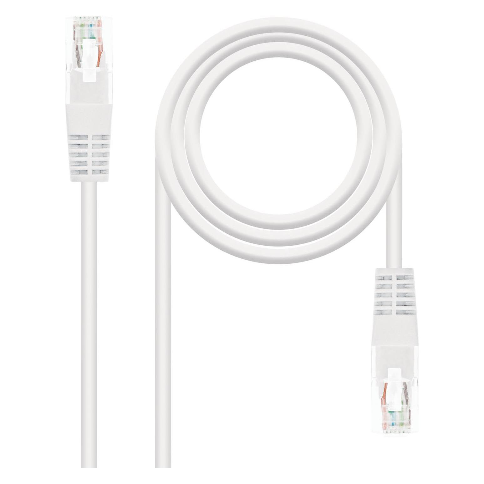 Nanocable 10.20.0402-W Netzwerkkabel Weiss 2 m Cat6e U/UTP (UTP) (U/UTP, CAT6e, 2 m) (10.20.0402-W)