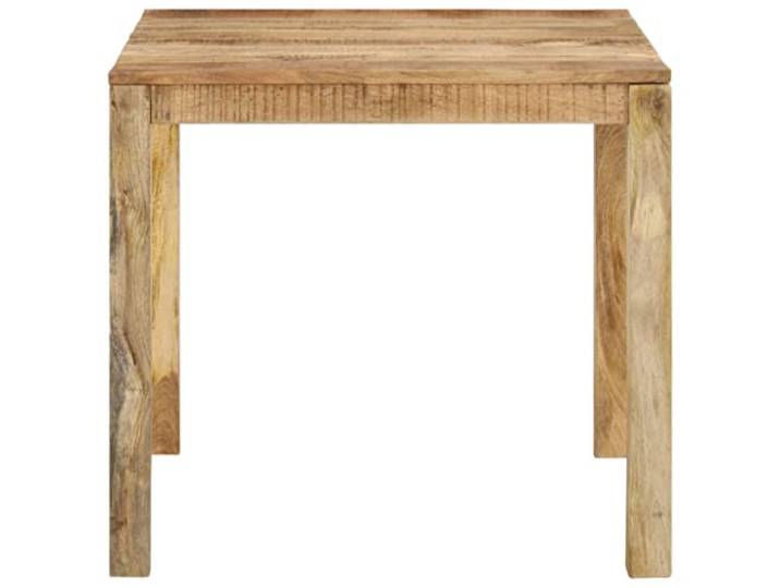 KGHERMDF Esstisch Massivholz Mango 82x80x76 cm Landhaus-Stil, Retro Design, Einfacher Aufbau, Einzigartige Holzmaserung