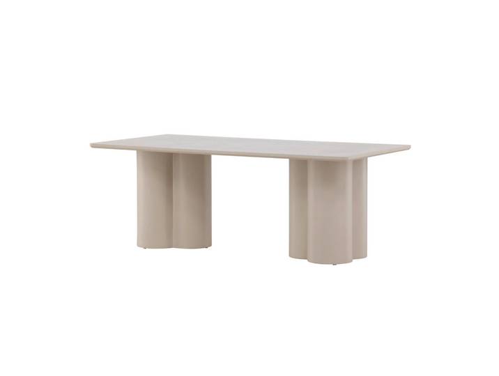 Livetastic Couchtisch, Beige, Holz, Pappel, rechteckig, zylindrisch, 60x45x120 cm, Wohnzimmer, Wohnzimmertische, Couchtische
