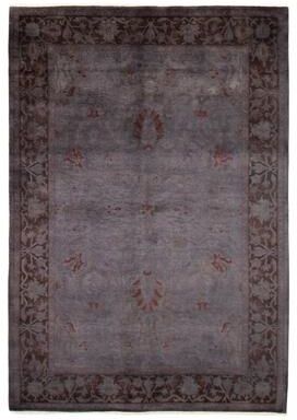 ECARPETGALLERY Hand-knotted Vibrance Grey Wool Rug - 6'0 x 8'7