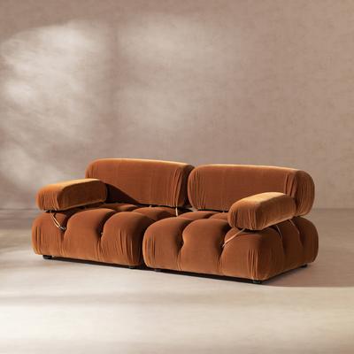 Taylor "Marcel 72.5"" Bubble Modular Modern 2-Piece Loveseat"