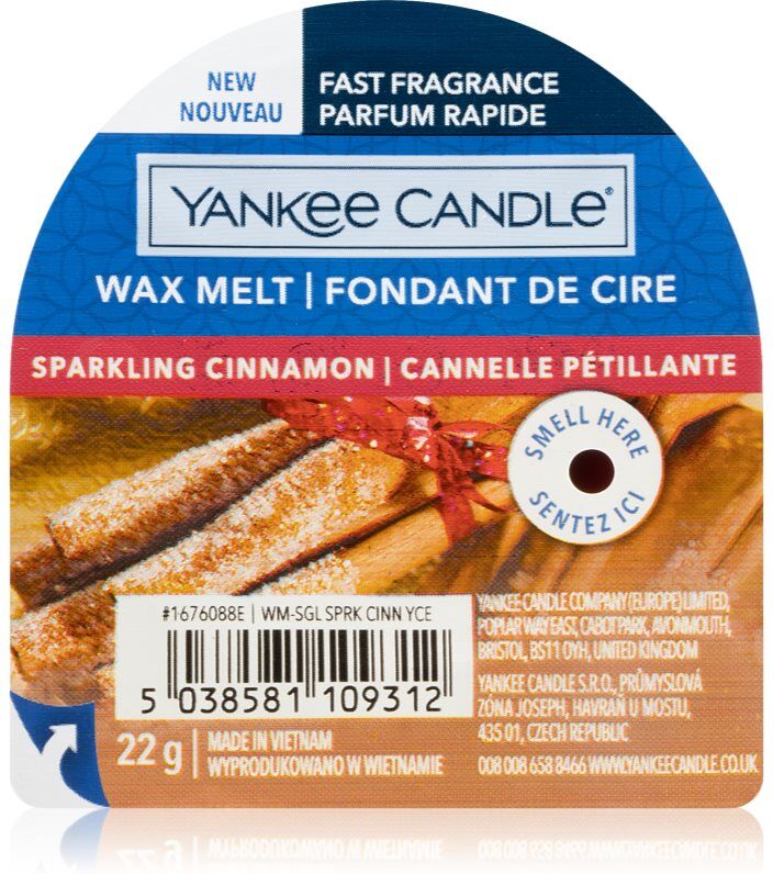 Yankee Candle Sparkling Cinnamon wax melt 22 g