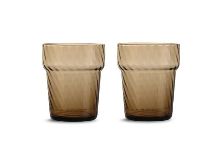 Byon Gobelet Opacity 30 cl lot de 2 Marron