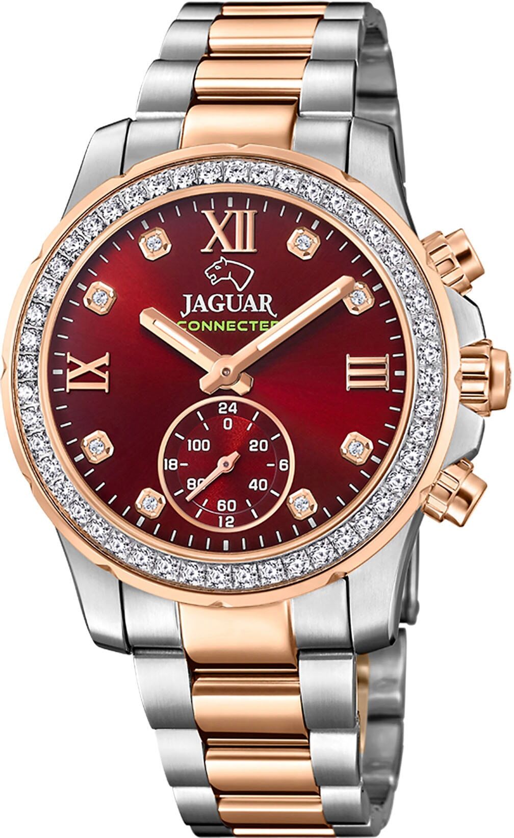 Jaguar "Connected" Armbanduhr, Damenuhr, Saphirglas, Stoppfunktion, Swiss Made